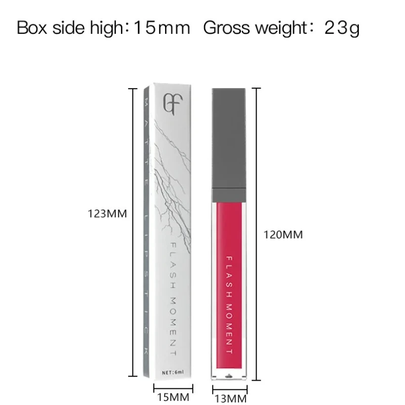 Pudaier maquillage 16 couleurs mat brillant à lèvres teinte Batom brillant à lèvres liquide rouge à lèvres imperméable cosmétiques Kit pour les lèvres tache rouge velours