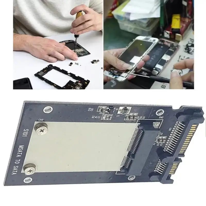 1 Set Windows Linux 10 OS MSATA M.2 To SATA 3 Standard Universal Mini MSATA To 2.5