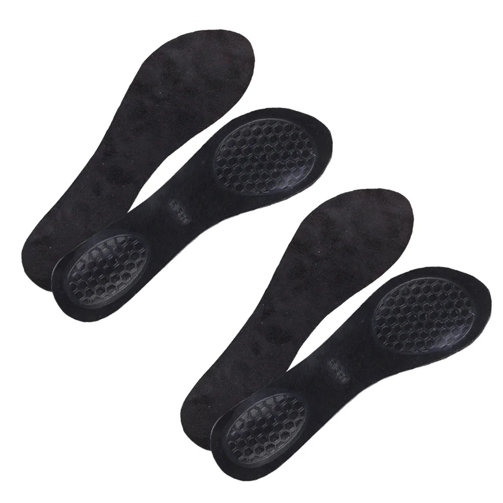 

2 Pairs Honeycomb Insoles Gel Supportive Comfortable Soft Shockproof Non slip Pad For Flat Shoes Sports Walking Running Foot