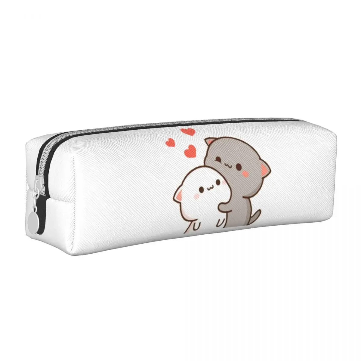 

Cute Cat Peach Goma Pencil Case Pen Box Pencil Bags Kids Big Capacity Students School Gift Pencilcases