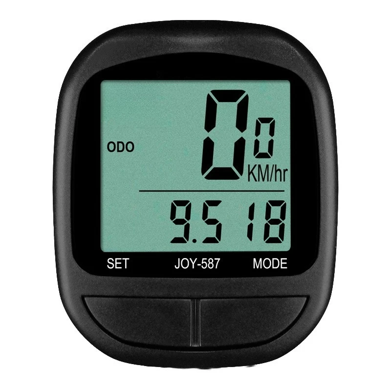 

Bicycle wired code meter, speedometer, odometer, English code meter