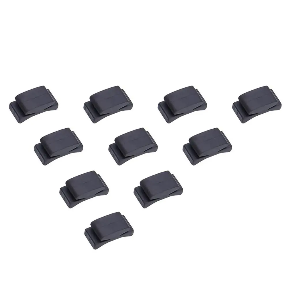 

10pcs Holder Clip Black Practical Accessories Durable Guitar Accessories Picks Stand Simple Guitar Pick Holder Ukulele