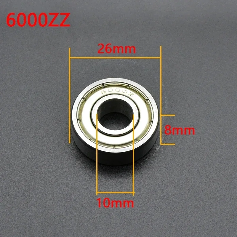5Pcs 6000 6001 6002 6003 Series Deep Groove Ball Bearings ZZ Metal Shield & 2RS Rubber Seal Chrome Steel Bearings
