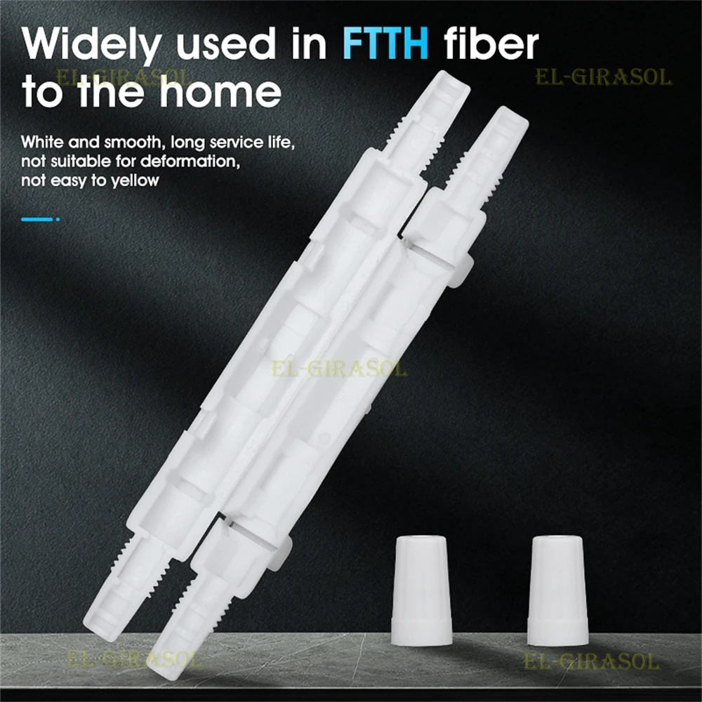 Caja de protección de fibra óptica, Cable de caída Circular de tipo abierto, Tubo termorretráctil, caja de protección de soldadura FTTH