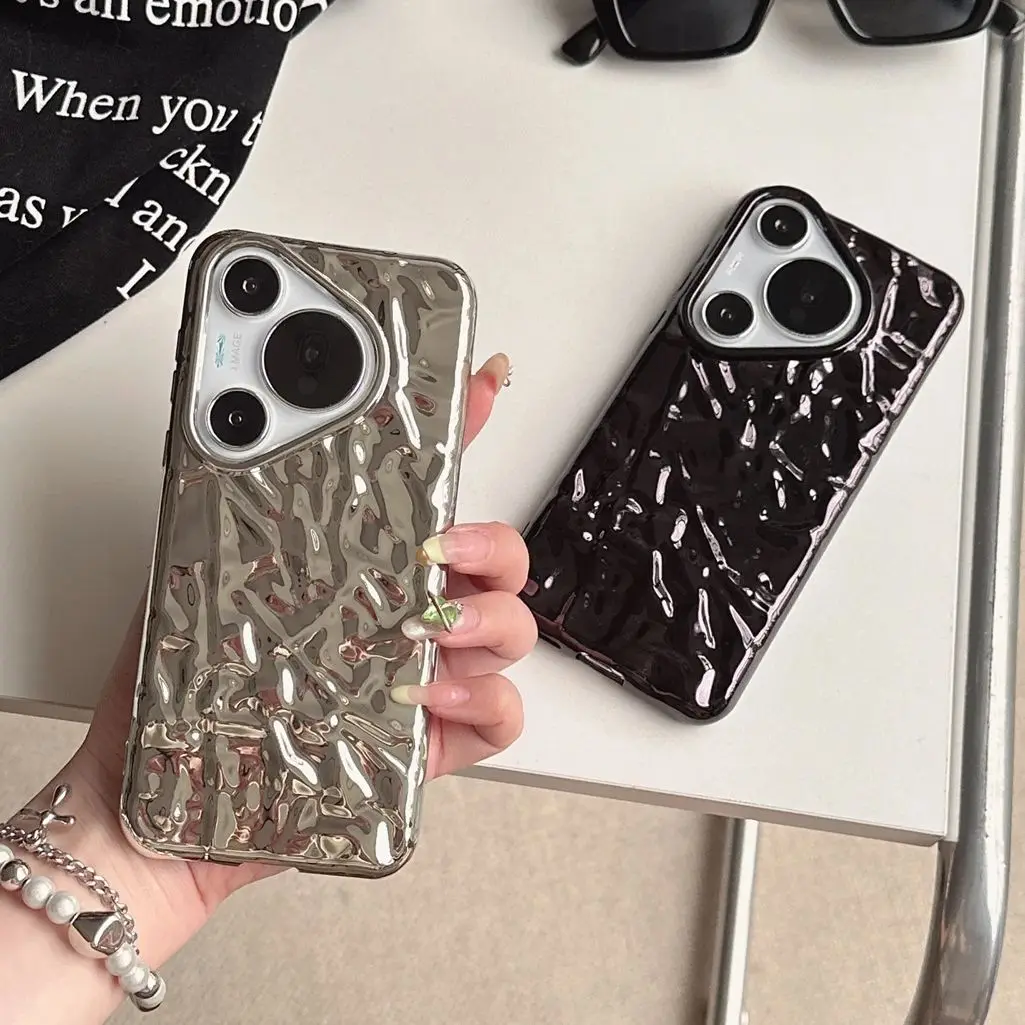 Dream Shell Silver Foil Cases for Huawei Mate 30 40 50 60 P30 P40 P50 P60 Pura 70 Pro Ultra Honor 9X 9A 30Pro Glitter Soft Cover