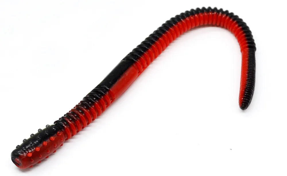 Angelköder Simulation Regenwurm Weichköder 10cm 3,6g Nudelwurm PVC Künstliche Köder Set 10 Stück ANGEBOT – Detail 8