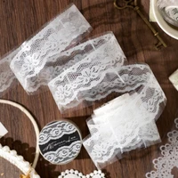 30mm*2m Starry Gauze Washi Tape PET Lace Pattern for Journal Scrapbooking Starry Creative Decorative Stationery Tape 4