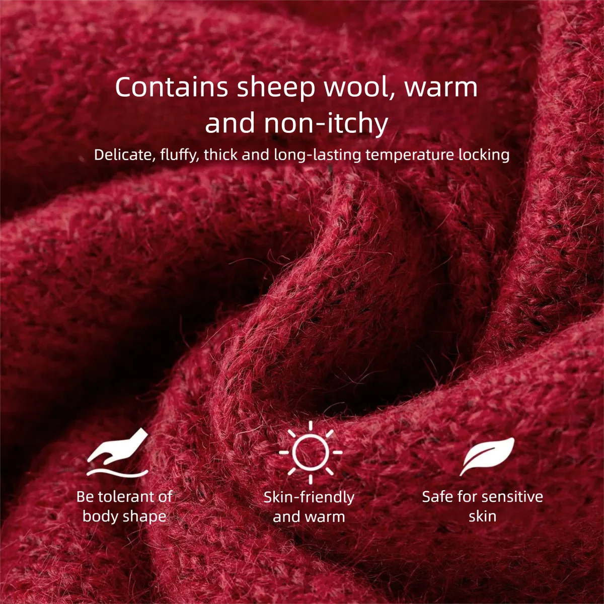 SENTUBILA Women's Chrismas Sweater 2025 Winter Fair Isle Wool Blend Round Neck Loose Knitwear Long Sleeve Top Female W54EE5750