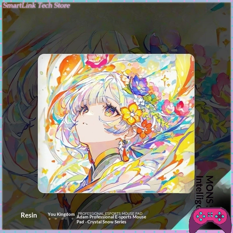 Jingxue/Sand Mist Upgraded Resin Mouse Pad FPS Professional Hard Gaming Mouse Pad Gifts