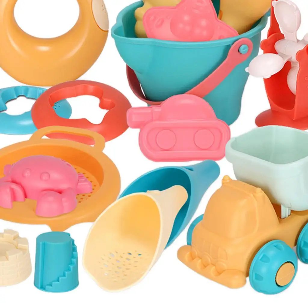 Kit de jouets de plage pour enfants, seau, camion Animal, château, cour extérieure, cadeaux pour enfants