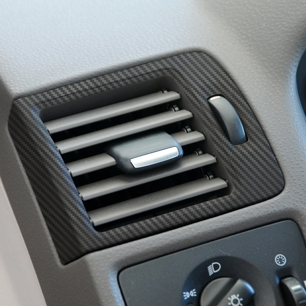 Carbon Fiber For Volvo S40 C30 V50 2008-2012 Film Interior Stickers Center Console Gear Dashboard Air Door Handle Lift Panel