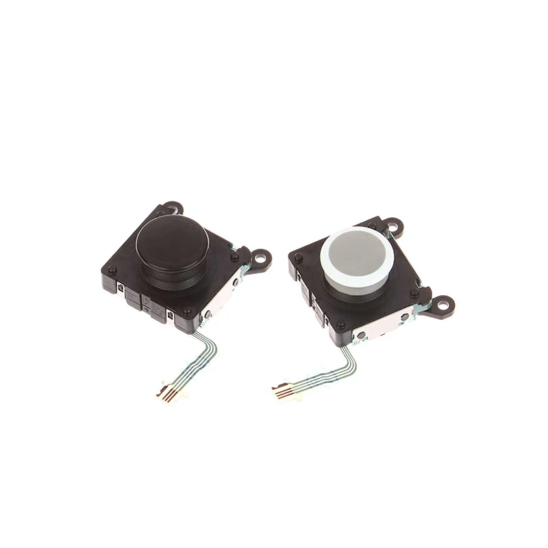 Replacement Joystick Black White Button For PSV 2000 PS VITA 2000 3D Analog Thumb Stick Repair Part
