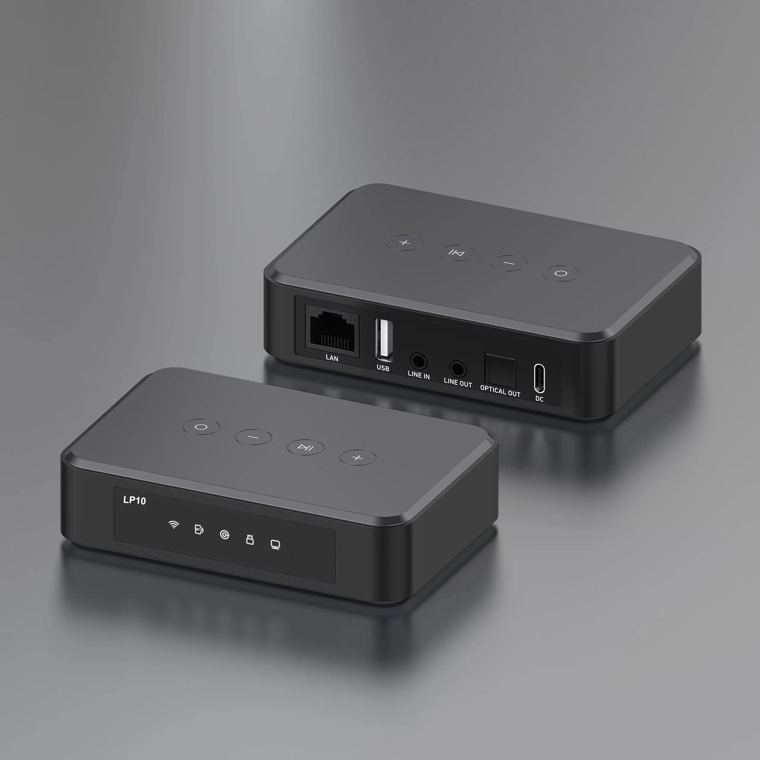 

2025 New Trend Wireless Music Streamer HIFI Streamer for Multiroom Optical Output Audio Systems Streamer