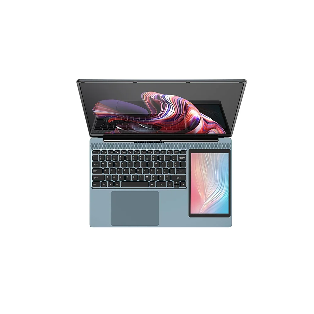 SZBOX DS156 15.6 Inch Double screen NoteBook Alder Lake N100 MAX Turbo 3.4GHz Laptop DDR4 BT5.0 M.2 SATA/NVME DIY Computer PC