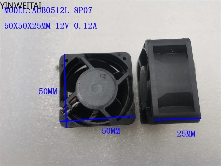 

НОВЫЙ ВЕНТИЛЯТОР (2 ШТ.) ДЛЯ Delta AUB0512L, 5 см, 5025, размер 5 см, 50 мм * 50 мм * 25 мм, 12 В, 0.12 А, встроенный охлаждающий вентилятор для проектора