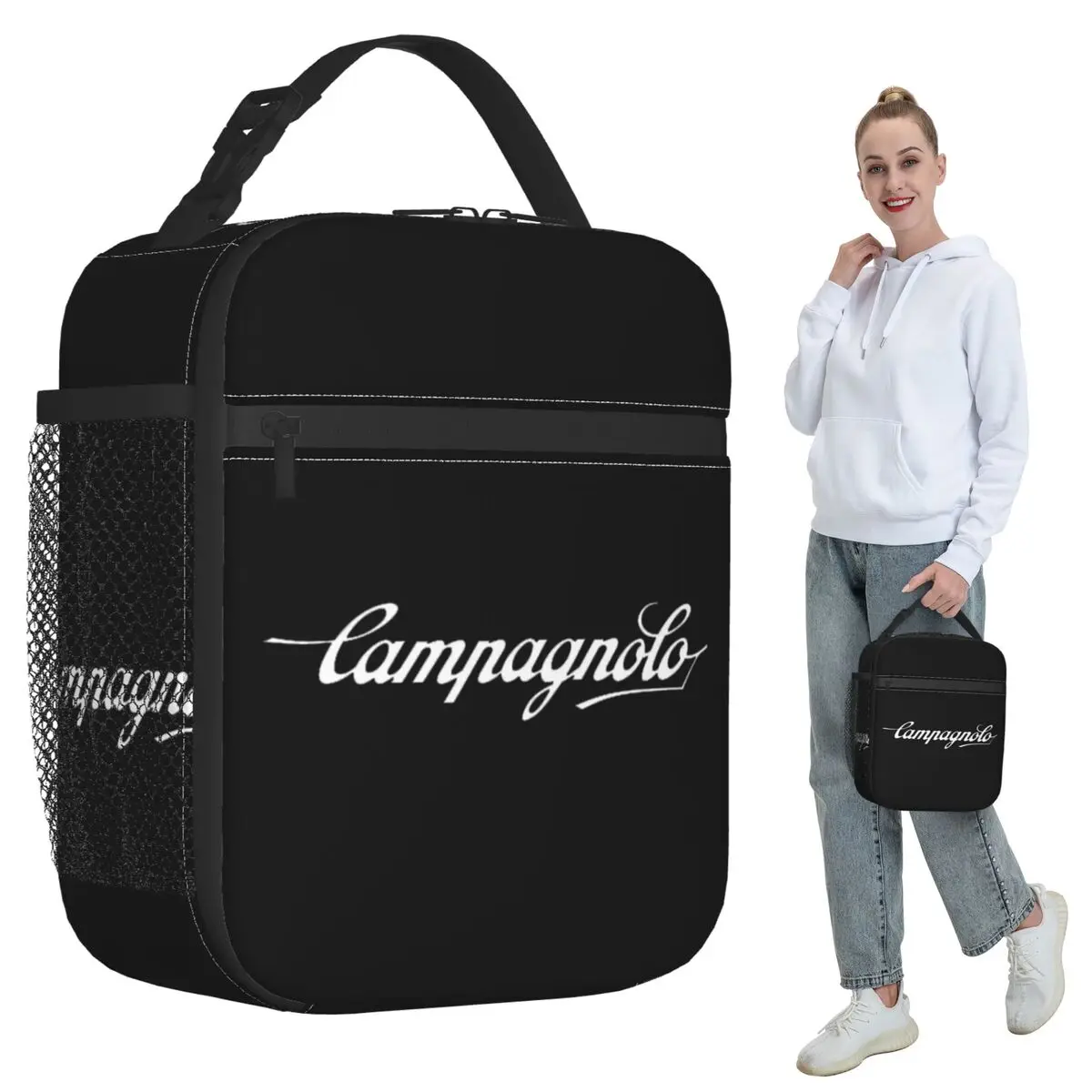 

Campagnolo Изолированная сумка для обеда для детей Школьный холодильник Термальная коробка для еды Сумка Портативные ланч-боксы Контейнер