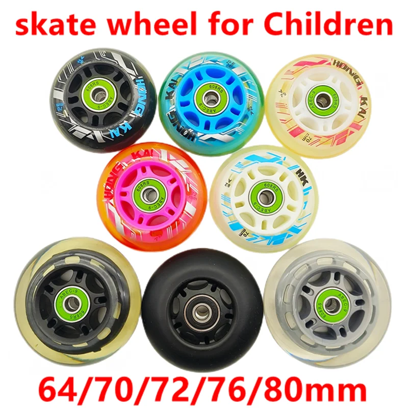 Kółko do rolek dziecięcych PU 64mm 70mm 72mm 82A 84A 8 kół/partia