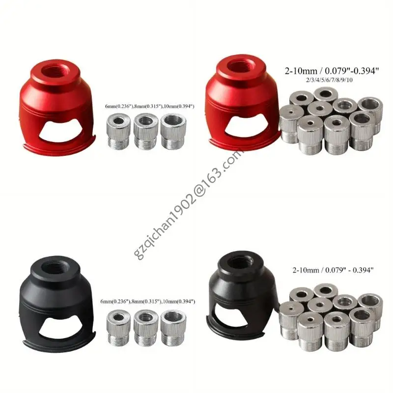 

X7AB Направляющий инструмент для точного сверления с втулками 2 10 мм для точного растачивания древесины и столярных работ в из