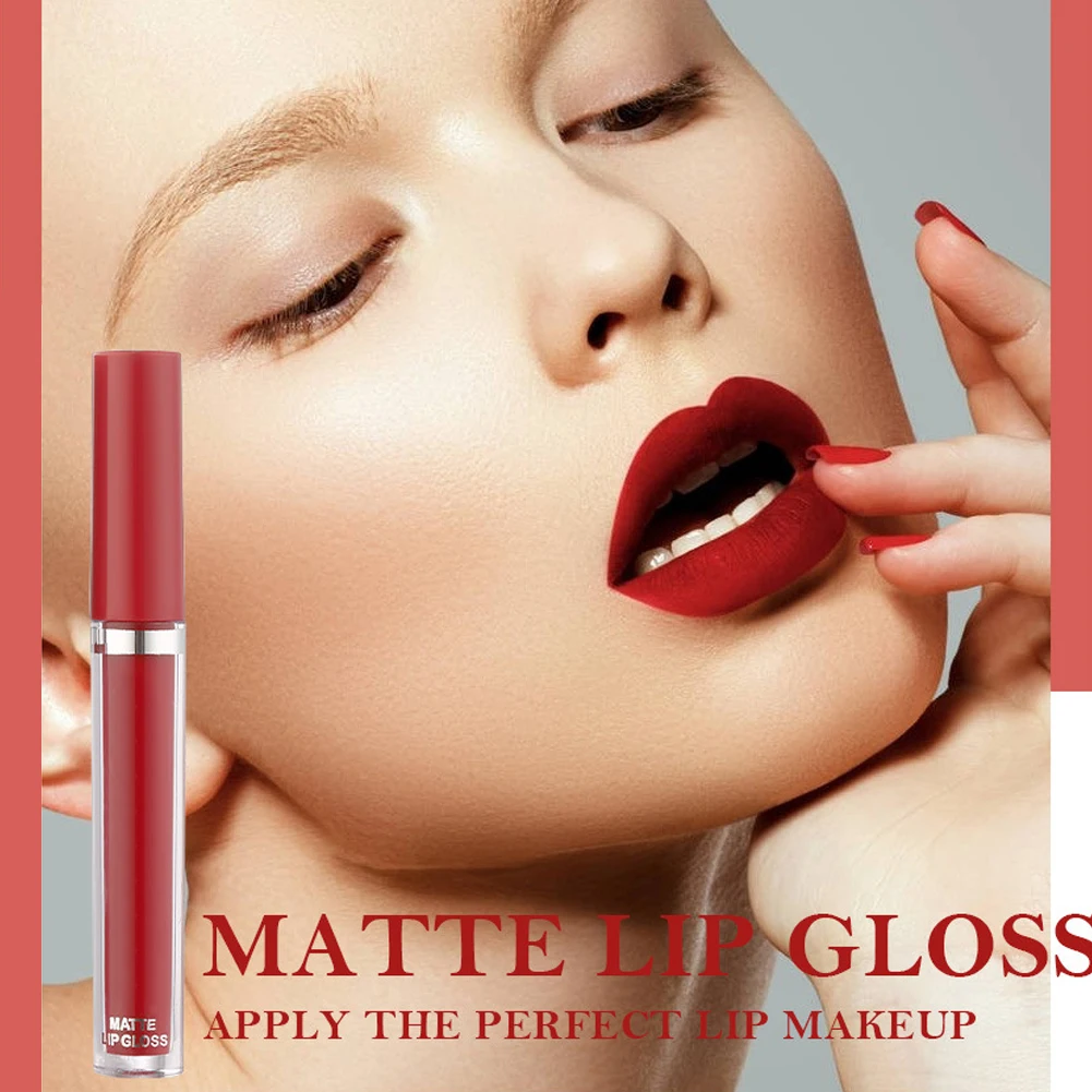 42.5G Matte Lipgloss Hoog Gepigmenteerde Hydraterende Lipglazuur Voor Thuis