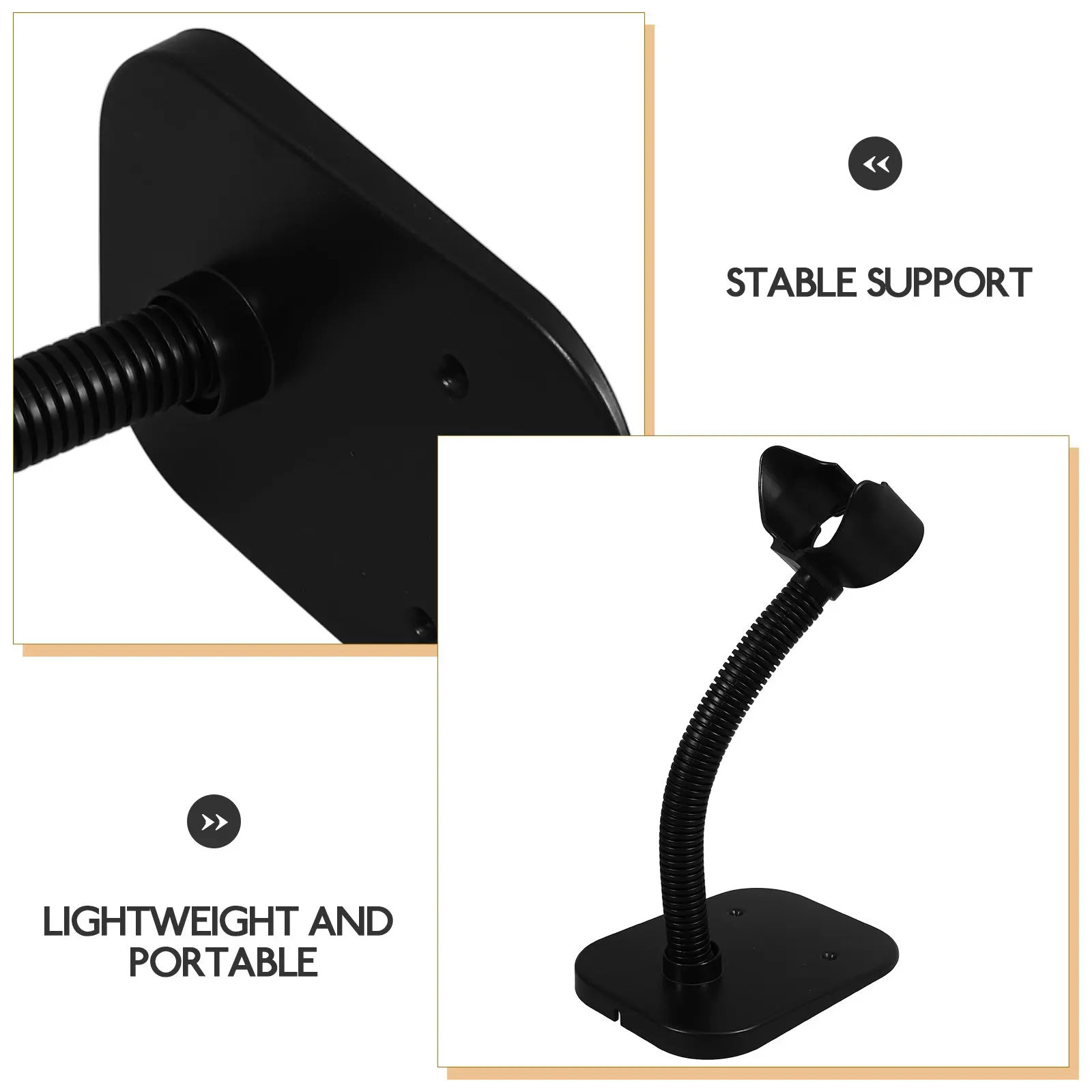 

Universal Handheld Scanner Stand Stable Base Holder for Barcode Reader Portable Scanning Instrument Support Rack for Store