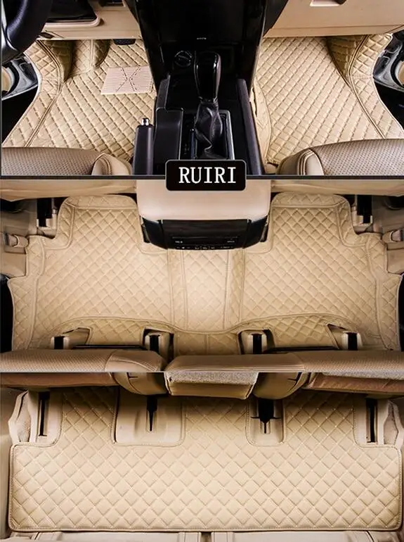 

Custom special car floor mats for Toyota Land Cruiser Prado 150 2023-2010 7 seats High quality waterproof carpets for LC150 2018