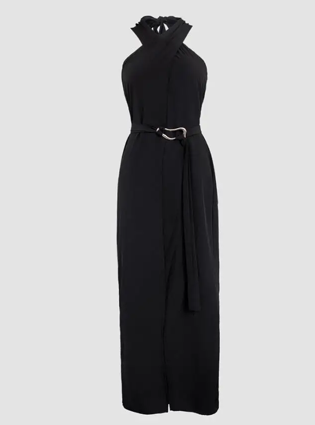 قطعتين مجموعة النساء الزي 2025 صيف جديد عادي الرسن الباردة الكتف الجبهة الشق تعادل بالتفصيل بلوزات وسراويل الأعمال غير رسمية مجموعة