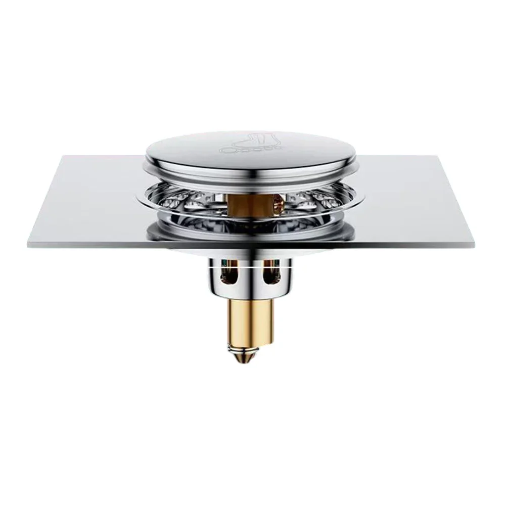 

Bathroom Renovation 9.8*5*1cm Bathroom Drain Stopper Effective Sink Filter Solution Bounce Drain Filter Easy To Use