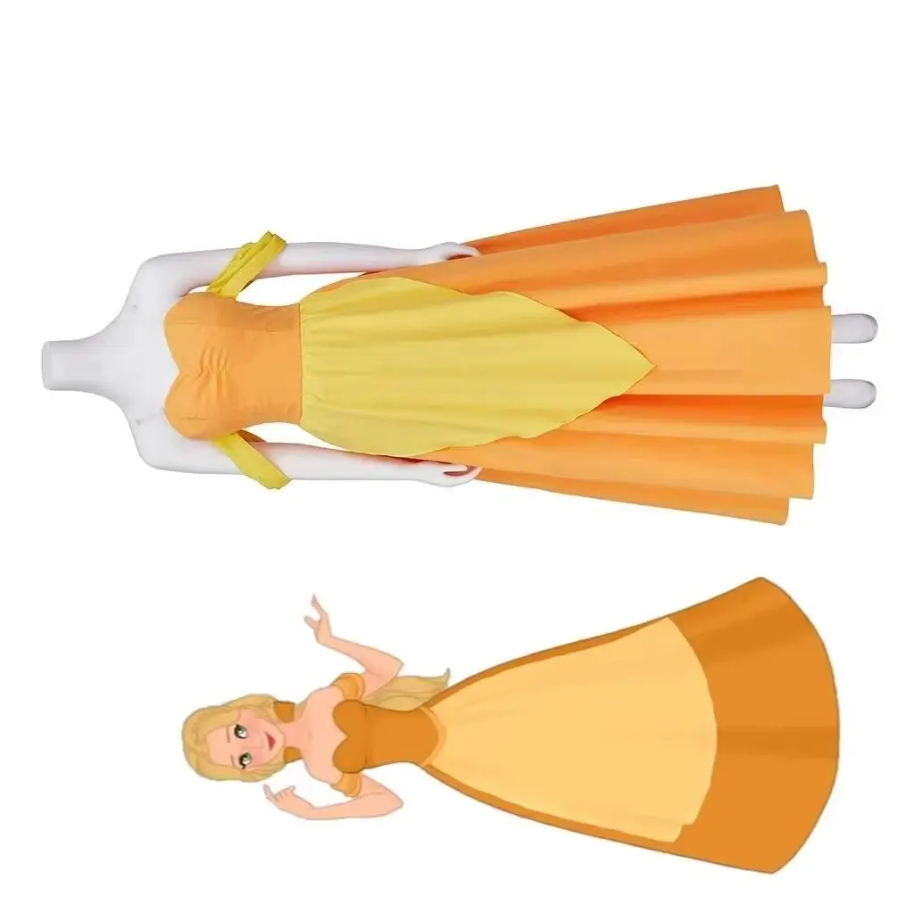 

The Bimbettes Anime Laurette Cosplay Princess Dress Women Sweet Elegant Evening Party Gown Halloween Carnival Party Outfit