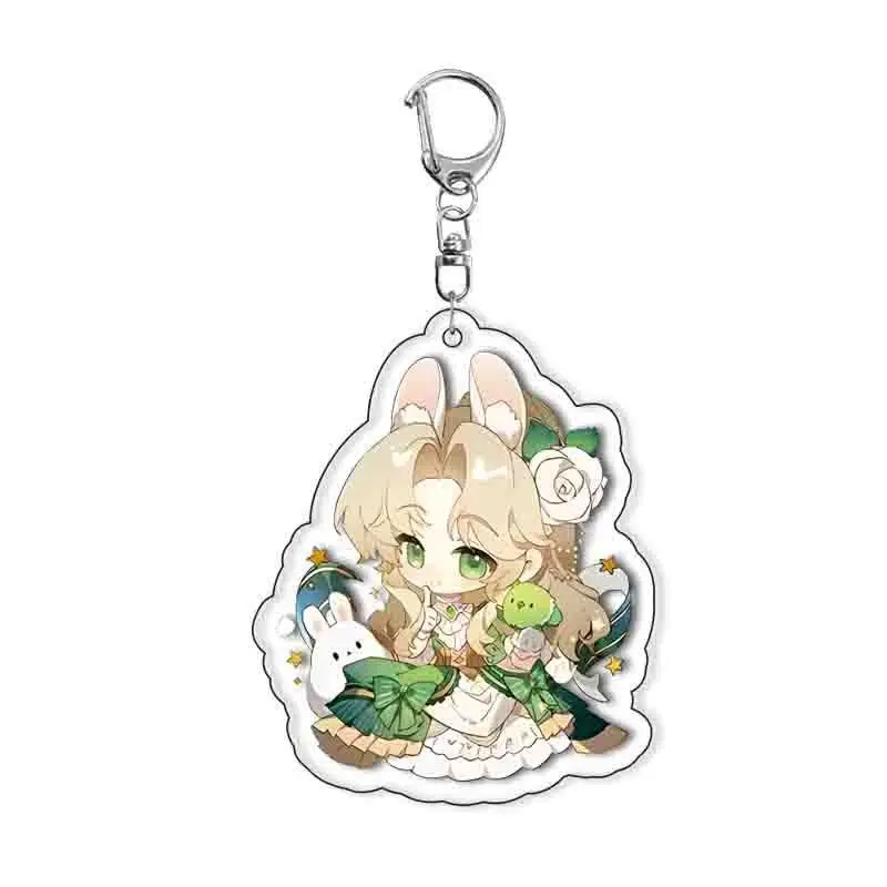 Collecting Lord of Mysteries Acrylic Keychain Q-Version Klein Moretti Anime Pendant Bag Car Keychain Cell Phone Pendant Gifts