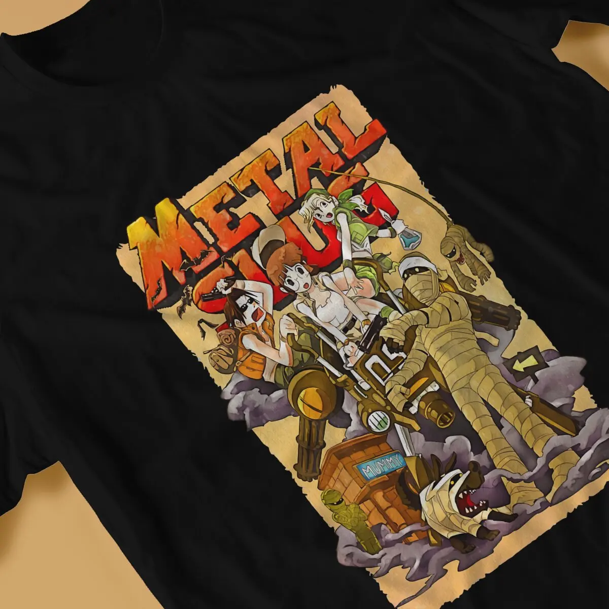 Metal Slug Game Legendary T Shirt Grunge Men Tees Summer Clothing Polyester Crewneck TShirt