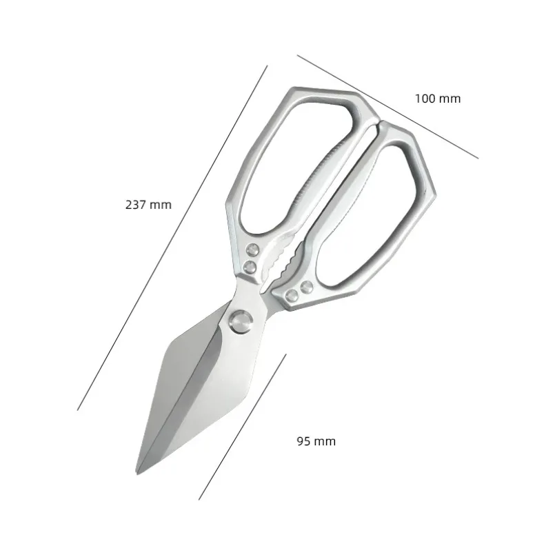 Multifunctional Household Strong Chicken Bone Food Scissors Heavy-Duty Cutting Kitchen Shears Stainless Steel Kitchen Specific