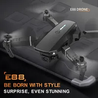 Cross-Border E88 Drone Aerial Photography Children's Remote Control Aircraft Toy DronesE525 TikTok Fast Hand Live Broadcast Popu