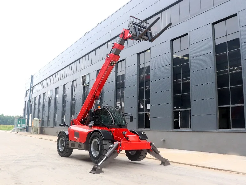 Customized 4 Ton Telehandler Forklift 14m All-Terrain Telescopic Forklift Loader Competitive Telehandler Price
