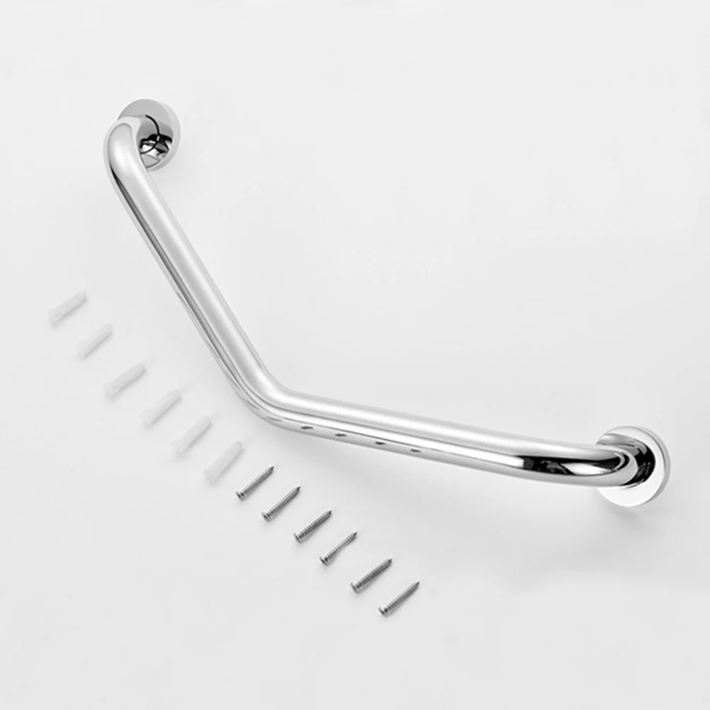 

Stainless Steel Bathroom Grab Bars Elderly Handrail Safety Arm Rest for Seniors Durable Impact Resistant Corrosion Proof Bath