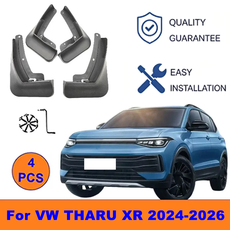 

4Pcs Mud Flaps For VW THARU XR 2024-2026 - Splash Guards Front&Rear Wheel Fender Mudguards Car Exterior Protection Accessories