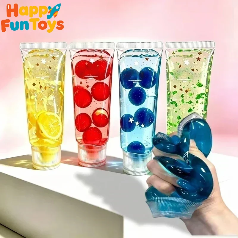 Filled Maltose Toothpaste Stress Relief Toy Soft Slow Rising Deformable Squeeze Toothpaste Squishy Fidget Sensory Toys