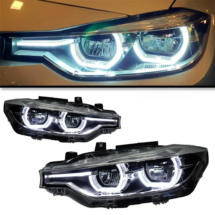 Veidt for 2012-2015 3 Series F30 Headlight Assembly Modified LED Spoon Style Lens Headlight with Sequential Turn Signal