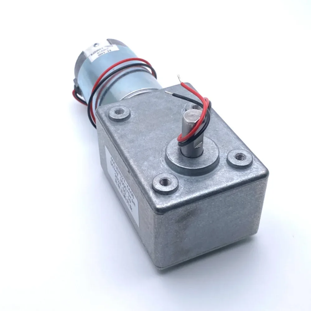 600JSX-4468 Worm Self Locking Motor 12V 24V High Torque Square Gearbox