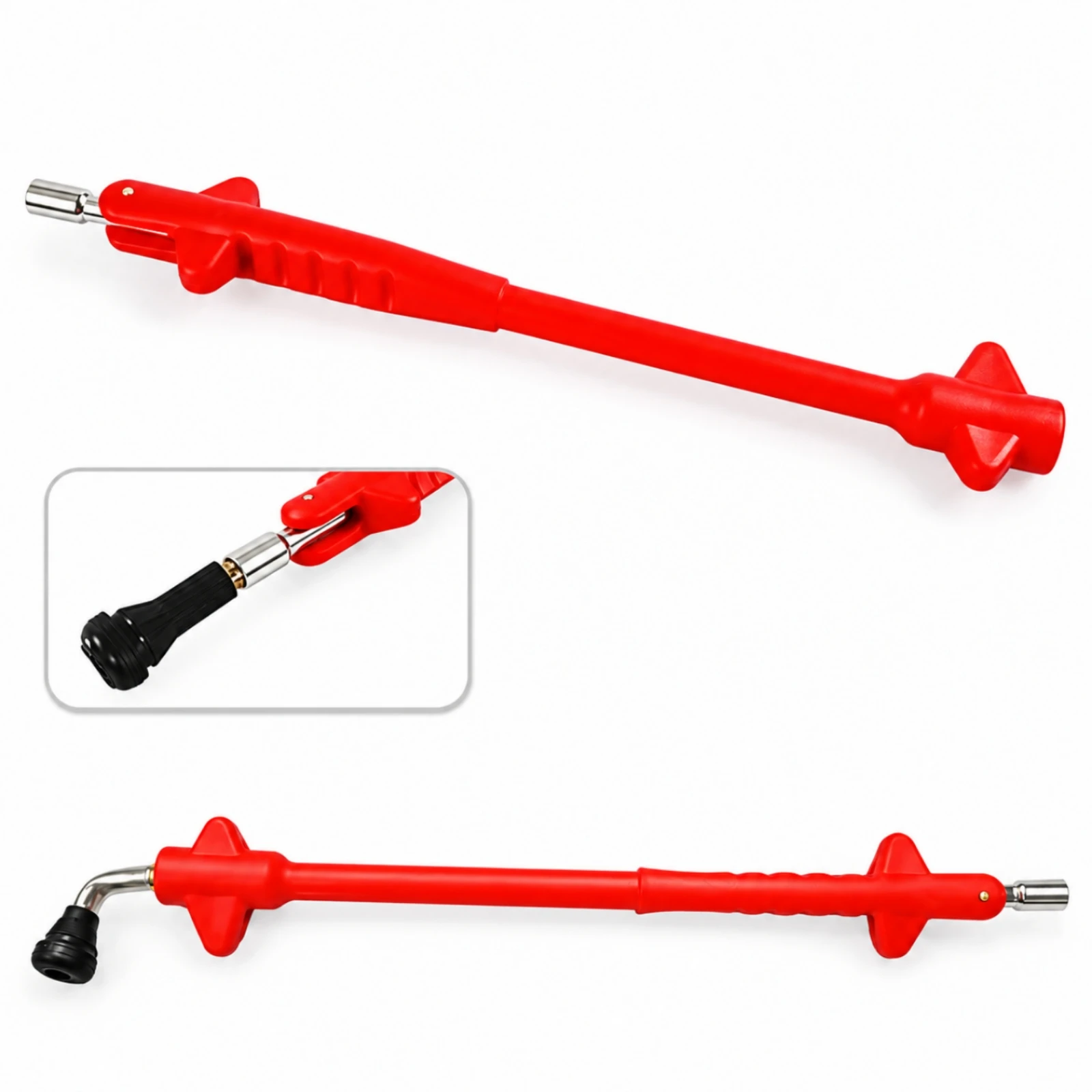4 Pieces Tire Valve Stem Installer and Remover Textured Grip Valve Stem Puller Installer Tool Quick Change Easy to Install