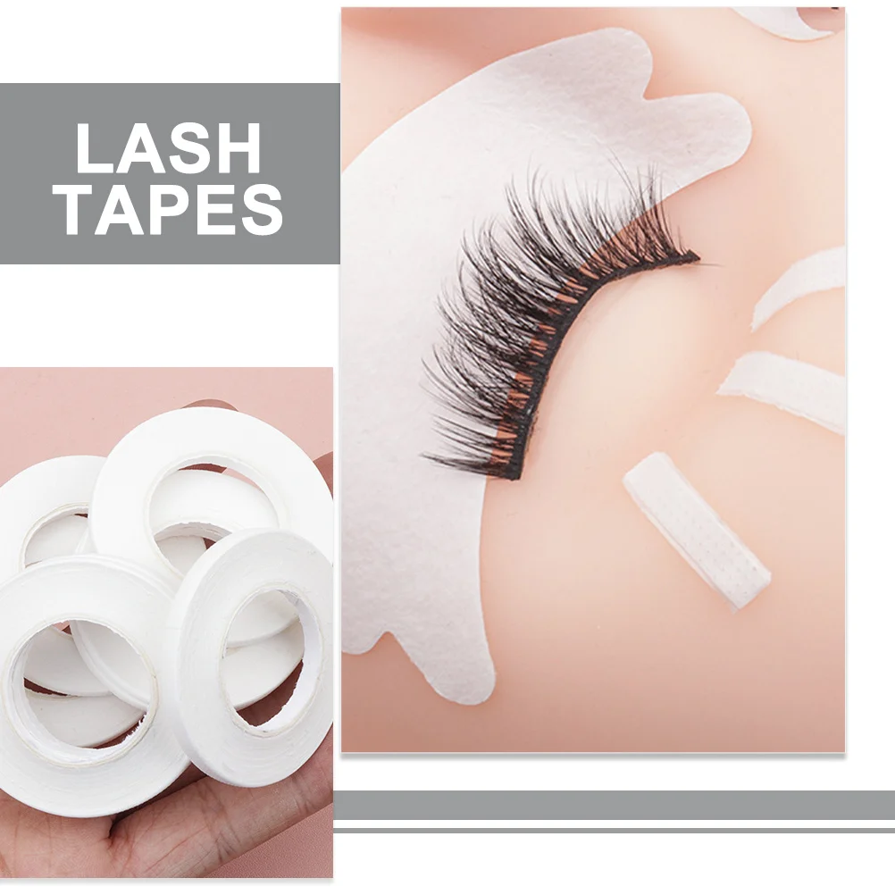 

10Pcs Eyelash Extension Tape Non-Woven Fabric Adhesive Lash Tape Safe Isolation for Under Eye Lash Extension Salon Home