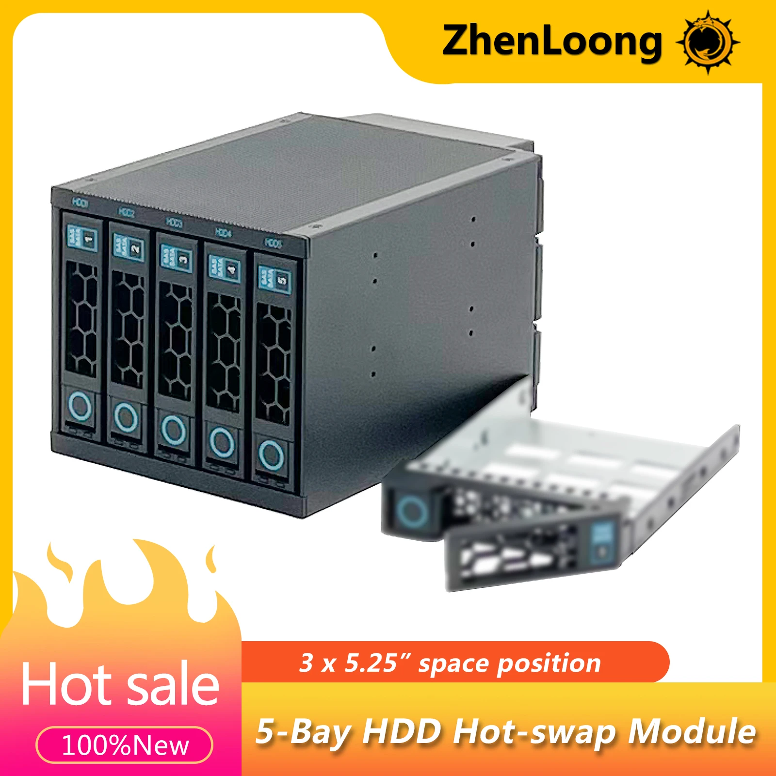 convertitore-per-3-unita-ottiche-zhenloong-gabbia-per-hard-disk-con-backplane-per-espansione-memoria-modulo-hot-swappable-a-5-alloggiamenti