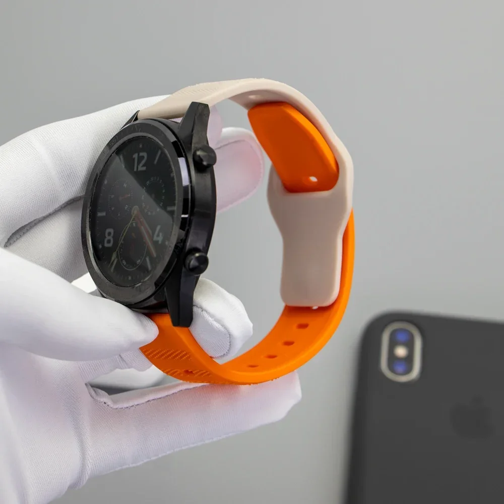 20mm 22mm Silicone Band for Samsung Galaxy Strap Watch 6/5/4 44mm 40mm 6/4Classic 43mm 47mm Bracelet for Huawei Watch 4 GT3 4Pro image 5