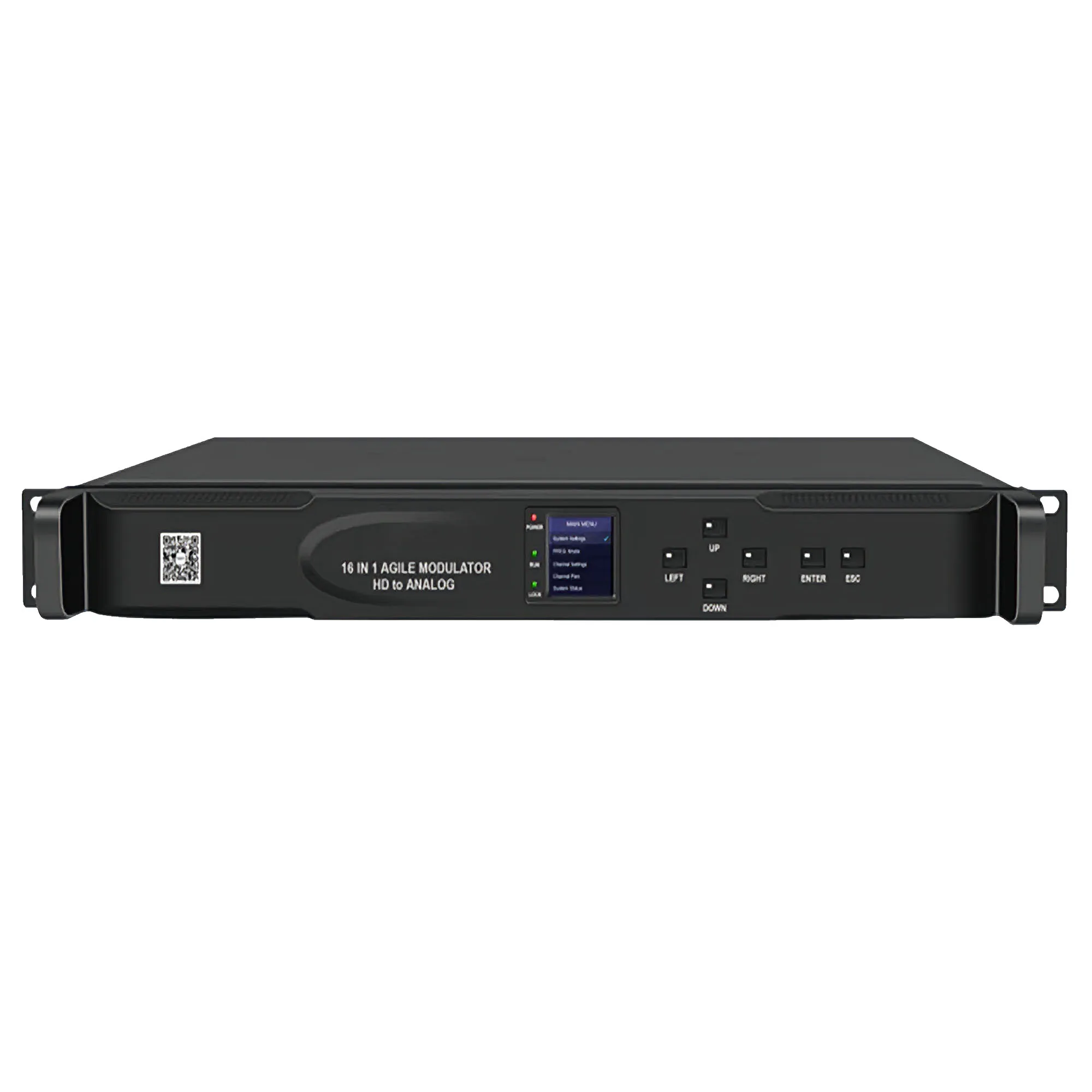 16-Channel TV Analog Modulator, Hdmi to RF, Hotel TV Equipment with PAL B/G NTSC Modulation RF Modulator