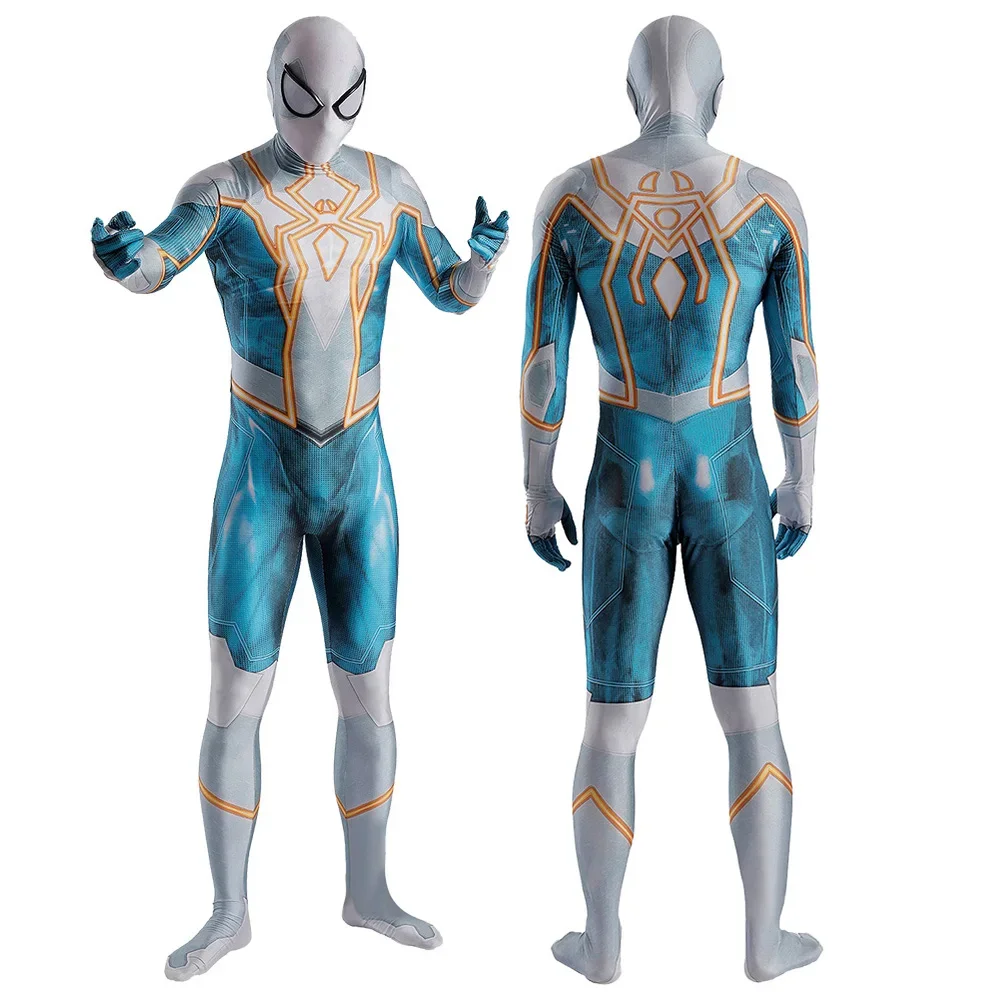 Threats And Menaces Spiderman Cosplay Superhero Spandex Spiderman Costume Zentai BodySuits Halloween Costume Outfits Adult kids