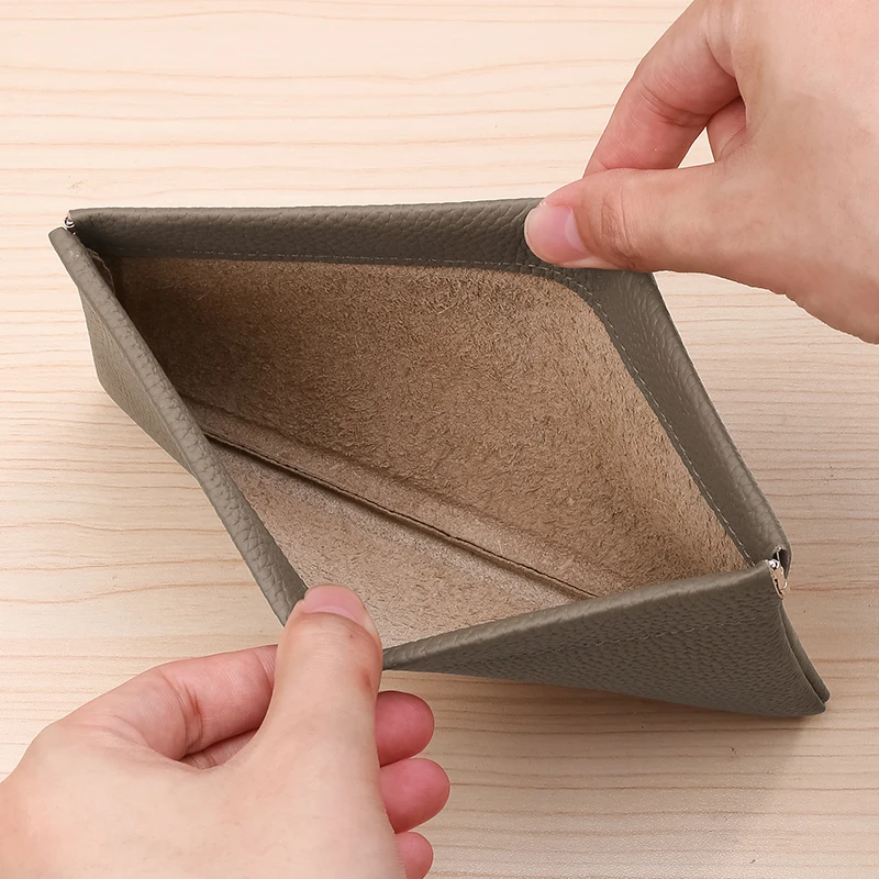 Self-Closing Head Layer Genuine Cowhide Long Wallet Passport Driver's License ID Holder Headphone Data Cable Storage Cash Organi