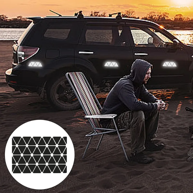 Stickers for Motorcycle Helmets, Simple and Efficient Reflective Stickers, Suitable for Helmets and Bicycles