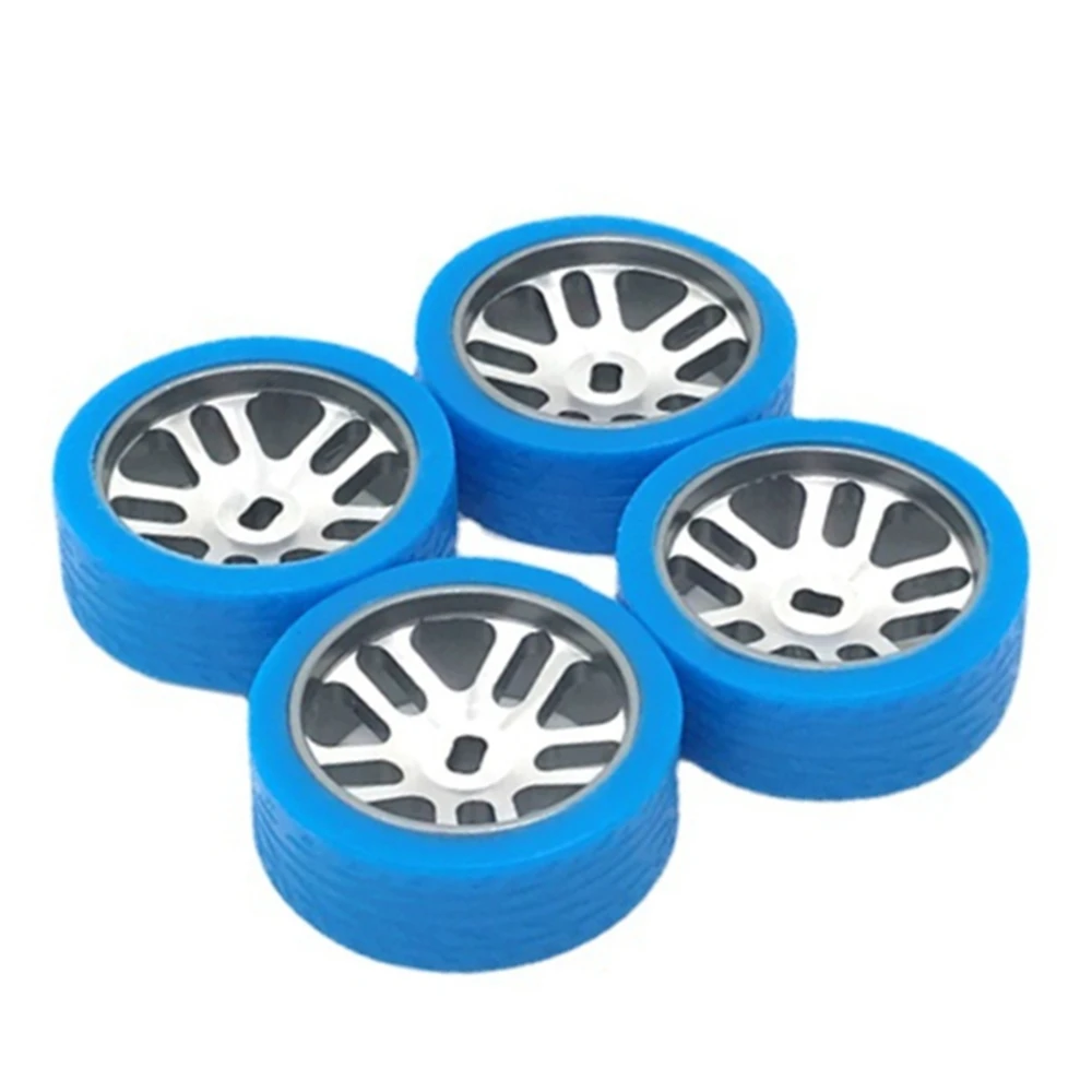 AA84 Rubber Wheel Pattern Racing Tires Tyre for Wltoys 284131 K969 K989 P929 P939 Mini-Z Mini-Q 1/28 RC Car Upgrade Parts,4