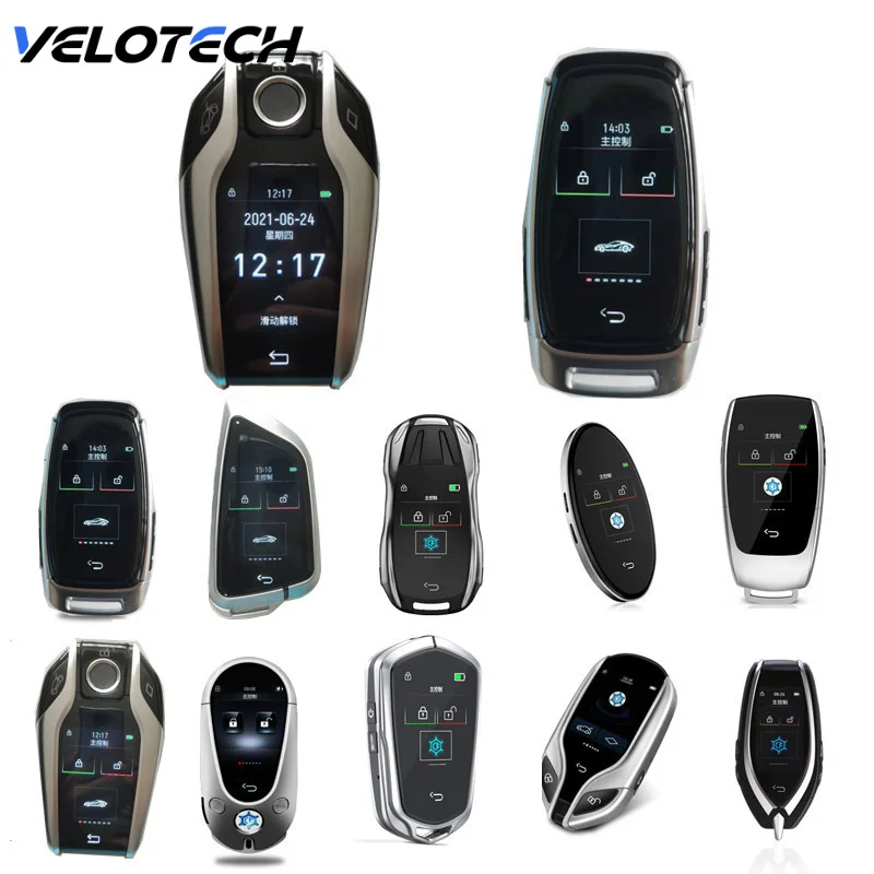 Car Key Remote Smart LCD Screen Car Accessories Key For BMW Benz Land Rover Lamborghini Porsche Audi Toyota Honda Jeep