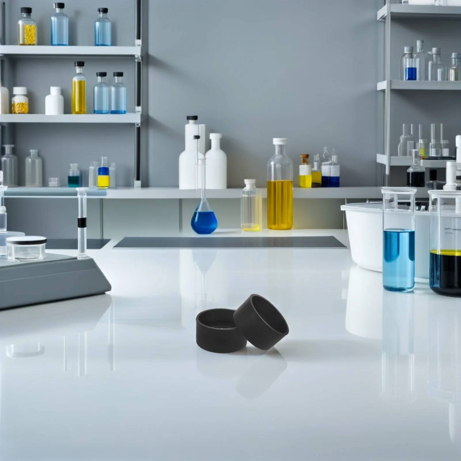 4 قطع بديلة لعدسة المجهر باللون الأسود مناسبة لراحة مجهر ستيريو التلسكوب