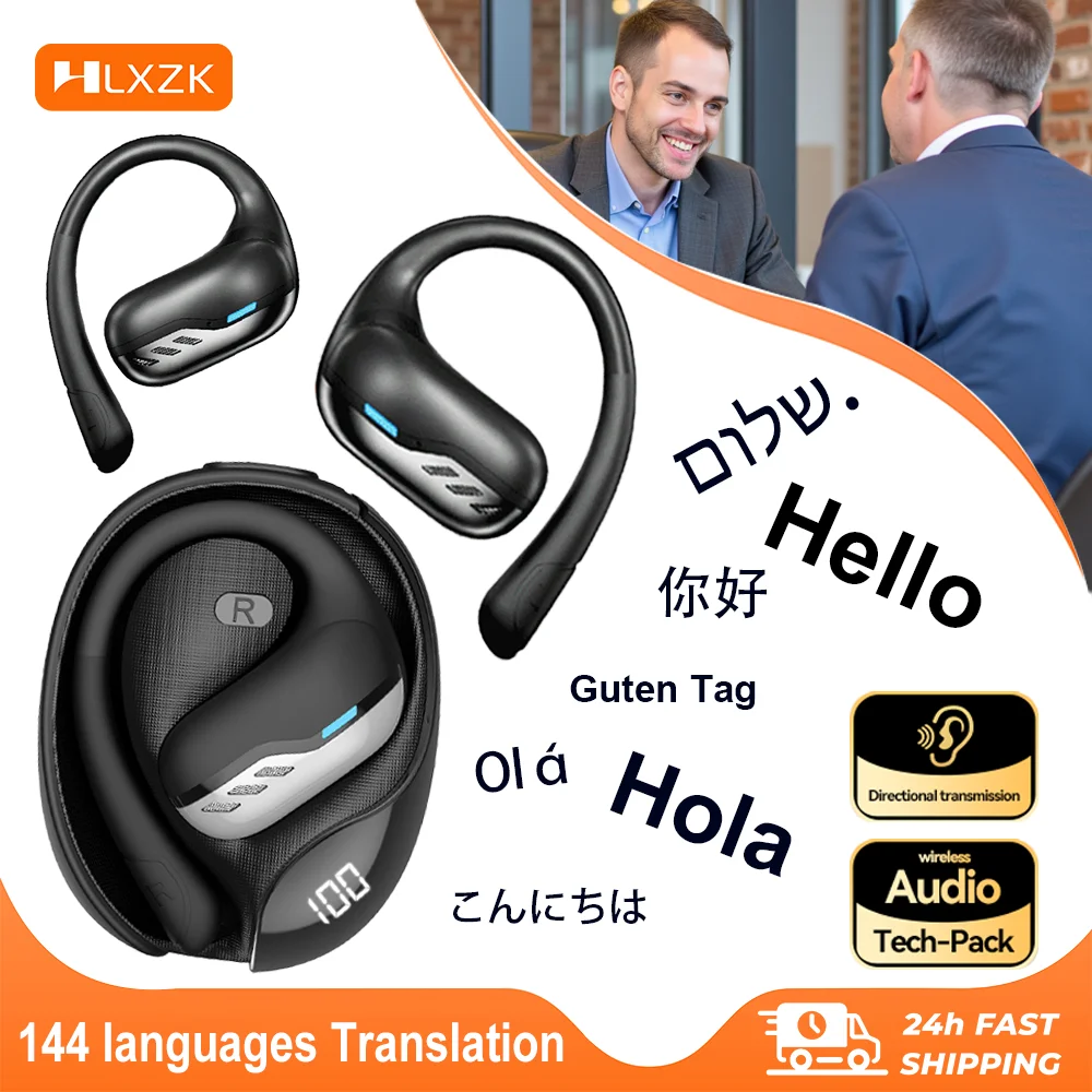 

Earphone Bluetooth Language Translator Headphones Workout Noise Canceling Smart Original Headset for Air Pods iPhone Accessories